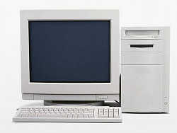 You get: a white computer with matching peripherals.